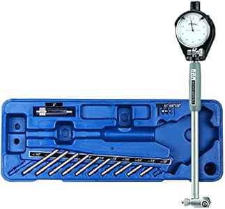 Fowler 52-646-300 Dial Bore Gage Set, 2-6" Measuring Range, 0.0005" Graduation Interval Fowler