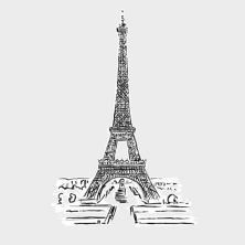 RoomMates Эйфелева башня в Париже Гигантские настенные наклейки RoomMates