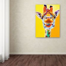 Торговая марка Fine Art Giraffe No. 3 Картина на холсте Trademark Fine Art