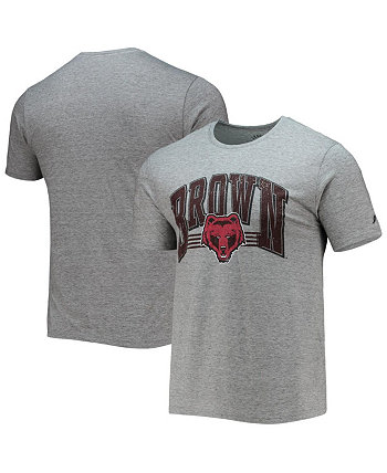 Men's Heathered Gray Brown Bears Upperclassman Reclaim Recycled Jersey T-shirt League Collegiate Wear
