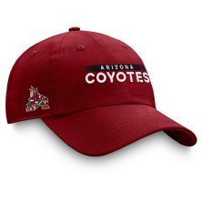 Мужская регулируемая шапка Garnet Arizona Coyotes под брендом Fanatics Authentic Pro Rink Fanatics