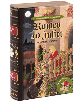 William Shakespeare's Romeo and Juliet Double-Sided Jigsaw Puzzle Set, 252 Pieces PROFESSOR PUZZLE