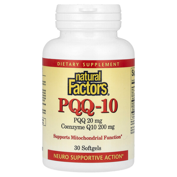 PQQ-10, 30 мягких таблеток Natural Factors