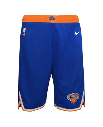 Синие шорты Big Boys New York Knicks Icon Edition в сетку Performance Swingman Nike