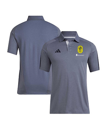 Мужская серая рубашка-поло для тренинга Nashville SC 2024 Adidas