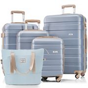 Merax 5-Piece Luggage Set with Expandable Travel Bag Merax