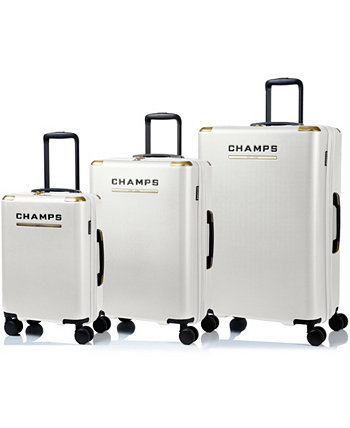 3-Piece Luxe II Collection Hardside Luggage Set Champs