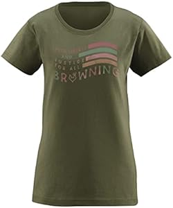 Browning Women's Graphic T-Shirt, Classic Hunting & Outdoors Short Sleeve Tees Browning