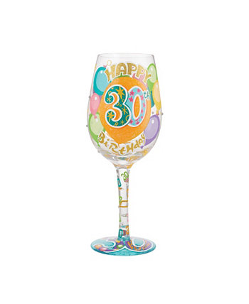 Бокал для вина Lolita Happy 30th Birthday, 15 унций Enesco