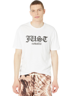 Готическая футболка с логотипом Just Cavalli