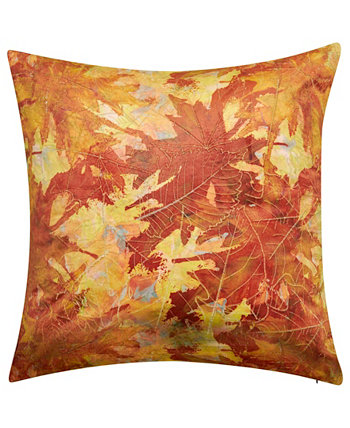 Декоративная подушка с рисунком в виде листьев, 20 x 20 дюймов Edie@Home
