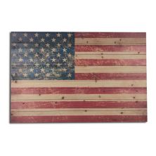Галерея 57 Американский флаг Деревянная настенная живопись Gallery 57
