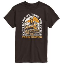 Мужская футболка с рисунком Yellowstone Take You Train Station Yellowstone