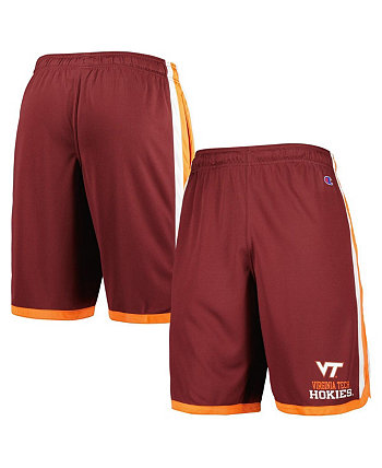 Мужские баскетбольные шорты Virginia Tech Hokies бордового цвета Champion