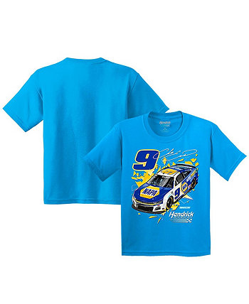 Голубая футболка Big Boys Chase Elliott NAPA Car Hendrick Motorsports Team Collection