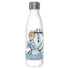 Cinderella Happy New Year Stainless Steel Graphic Bottle Licensed Character