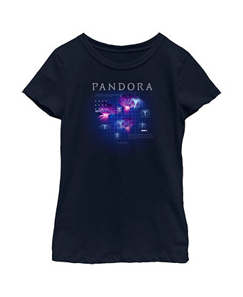 Детская футболка Avatar Pandora Panopyra and Woodsprites Diagram для девочек 20th Century Fox
