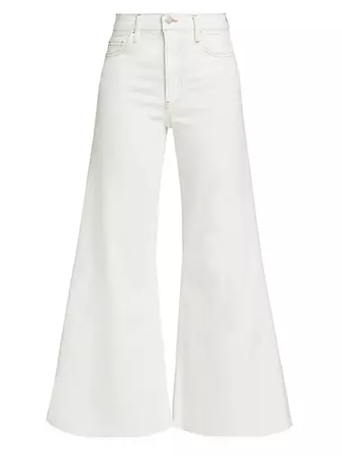 Le Palazzo Crop Wide-Leg Jeans Frame