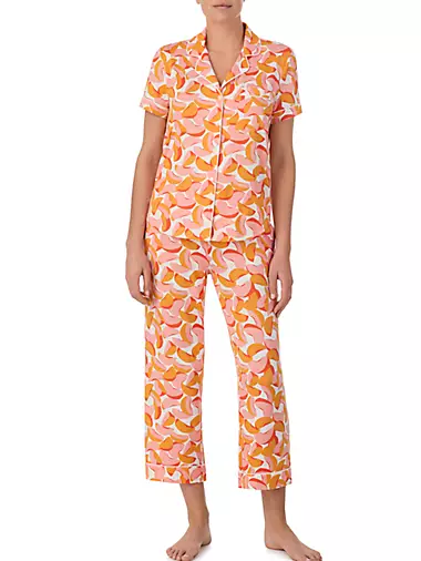 Женские Пижамы Kate Spade New York Peaches Cropped Kate Spade New York