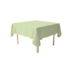 Square Tablecloth, 100% Cotton, 60x60&#34;, Brunch Time Eggs Fabric Textile Products