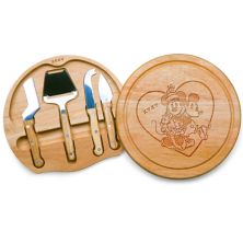 Disney's Mickey & Minnie Mouse Heart Circo Cheese Cutting Board & Tools Set by Toscana TOSCANA