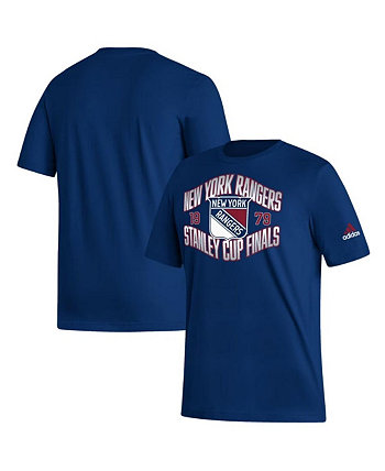 Мужская темно-синяя футболка New York Rangers Fresh Team Classics Adidas