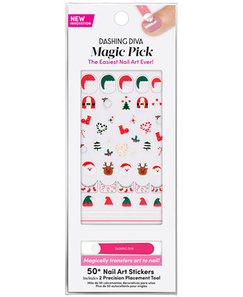 MAGIC PICK 3D Nail Art Stickers - Holiday Cheers Dashing Diva
