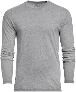 True Classic Long Sleeve Crew Shirt for Men. Premium Fitted Mens Crew Neck Shirt for Men. True Classic