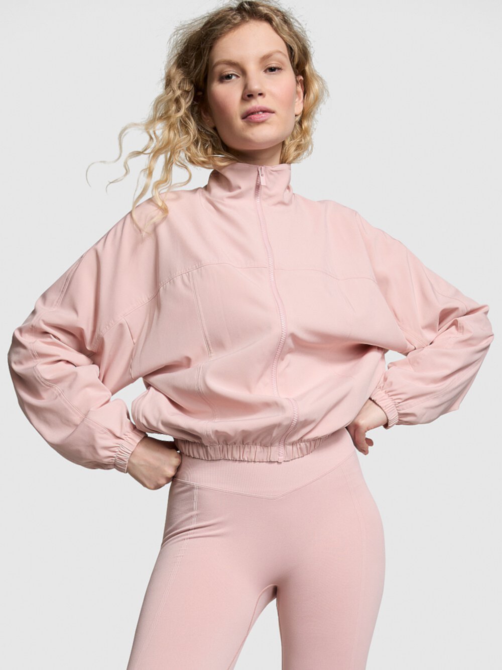 Tech Stretch Full-Zip Jacket Pink