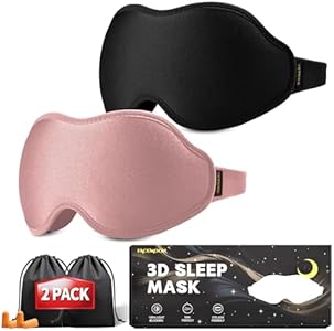 Маска для сна FACEMOON Weighted Sleep Mask, 2-Pack 3D FACEMOON