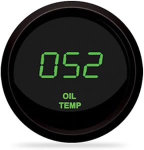 Green LED Digital OIL Temperature Gauge Intellitronix