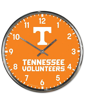 Хромированные настенные часы волонтеров Теннесси Wincraft