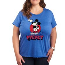 Disney's Mickey Mouse Plus Mickey Heritage Graphic Tee Disney