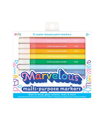 Marvelous Multi-Purpose Paint Marker, набор из 12 шт. Ooly