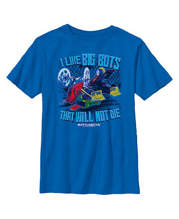 Boy's I Like Big Bots that Will Not Die  Child T-Shirt Battlebots