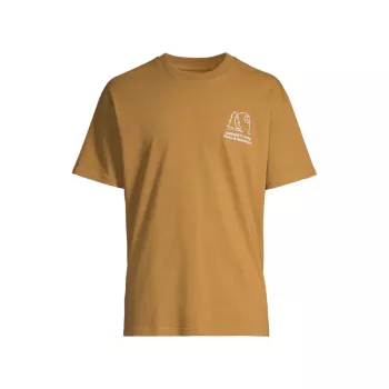 Хлопковая футболка Groundworks с вышитым логотипом Carhartt WIP