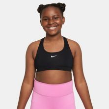 Спортивный бюстгальтер средней ударной нагрузки Nike Swoosh для девочек больших размеров Nike