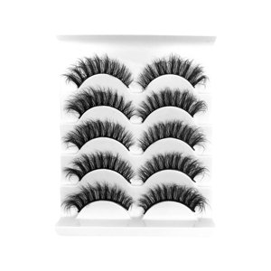 Sehao False Eyelashes Lashes Pack 10 Pairs 8D Dramatic Eyelashes Wispy Eye Style Volume Eye Lashes Multipack Sehao