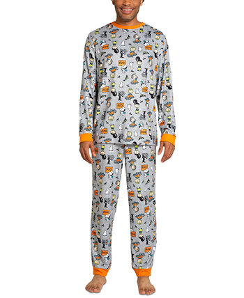 Men's Peanuts Halloween Pajamas Set Briefly Stated