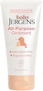 Jergens Baby All-Purpose Baby Ointment, Plant-Based Moisturizers, Petrolatum Free & Pediatrician-Tested, 5 Oz Jergens