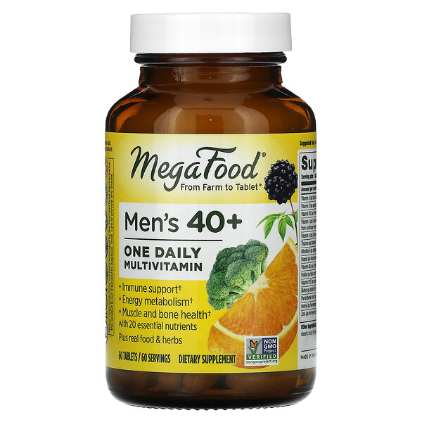 Мужской мультивитамин 40+ - 60 таблеток - MegaFood MegaFood