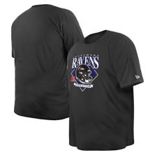Men's New Era  Black Baltimore Ravens Big & Tall Helmet T-Shirt New Era x Staple