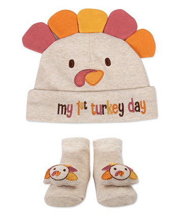 Кепка My 1st Turkey Day Cap и носки в тон, набор из 2 предметов Baby Essentials