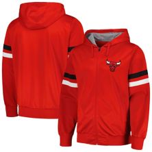 Мужская красная куртка с капюшоном G-III Sports by Carl Banks Chicago Bulls Contender на молнии во всю длину G-III Sports by Carl Banks