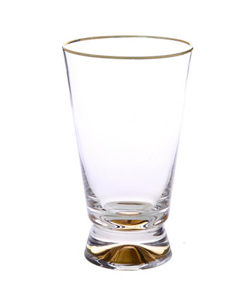 Набор из 6 стаканов с основанием и ободком Classic Touch