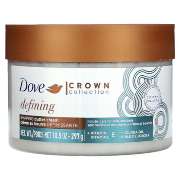 Crown Collection, Моделирующий масляный крем Defining, 10,5 унций (297 г) Dove