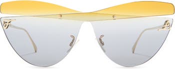 Солнцезащитные очки «кошачий глаз» 145 мм FENDI