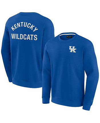 Супермягкий пуловер с круглым вырезом Royal Kentucky Wildcats для мужчин и женщин Fanatics Signature