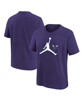 Футболка Jordan Для мальчиков и девочек Charlotte Hornets Essential Swoosh Jordan