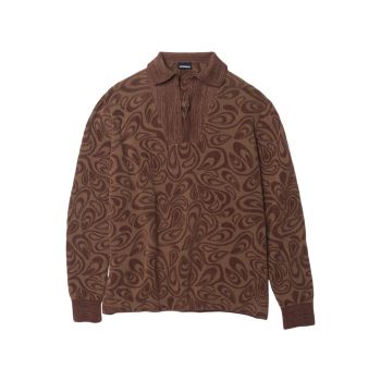 Le Polo Paisley Intarsia Sweater Jacquemus